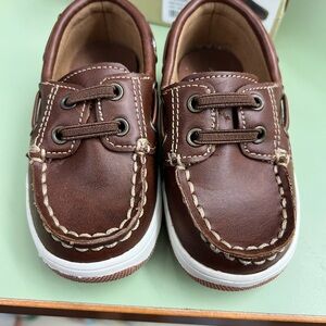 Elegant Brown Kids Dress Shoes